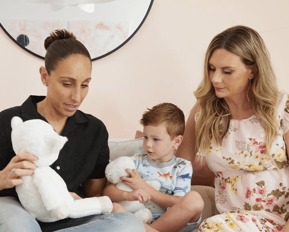 Diana taurasi makes it home in time for birth of daughter