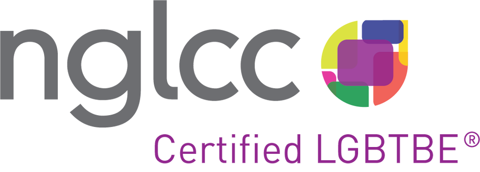 national gay and lesbian chamber of commerce certified lgbtbe business.