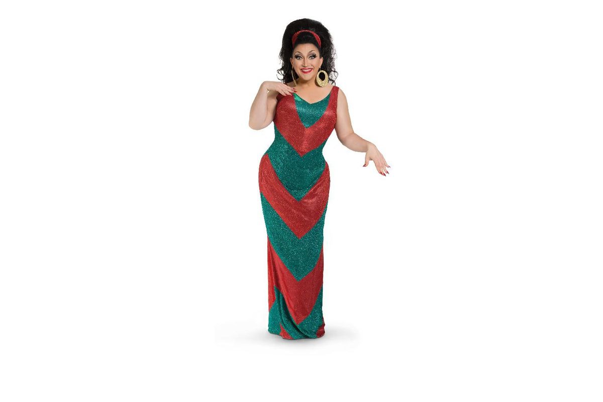 BenDeLaCreme posing for her new holiday show.